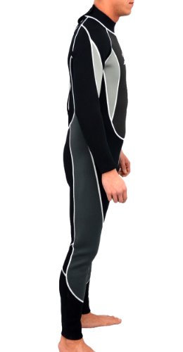 Herren 3 mm Neoprenanzug Longsuit Größe XL 52-54 Surfanzug mit Mesh Skin - 1