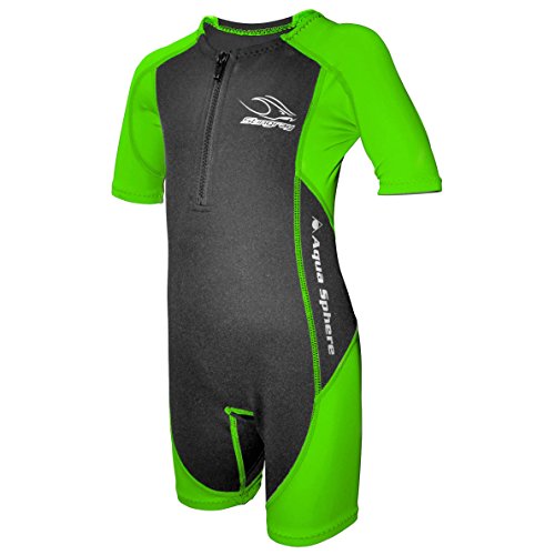 Aqua Sphere Stingray, Schwimmanzug Neopren für Kinder XL, grün