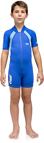 Cressi Unisex – Kinder Schwimmanzug Shorty, Blau, S – Jahre 1/2, DG001001