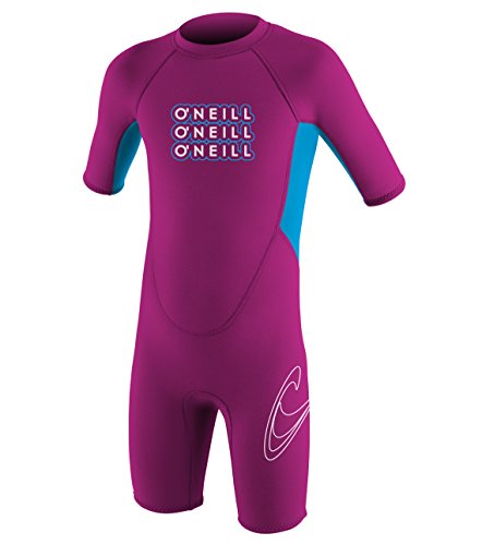 O’Neill Wetsuits Kinder Neoprenanzüge Reactor Toddler Spring, Punkpink/Tahiti, 4 Jahr, 4300