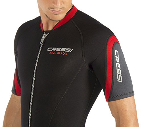 Cressi Playa 2,5 mm Men 's vor Tauchanzug kurzer Reißverschluss Größe XL - 6