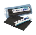 Neopren Reparatur Set von Yachticon für Neoprenanzüge,Taucheranzüge Tauchschuhe und Shortys - Inhalt 35 ml Neoprenkleber + Neopren Flicken 10 X 15cm schwarz, Pinsel - 1