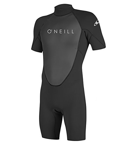 O’Neill Wetsuits Men’s Reactor-2 2mm Back Zip Spring Wetsuit, Black/Black, 3XL